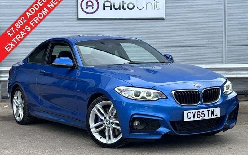 Blue Used 2015 BMW 220 M Sport Coupe | £11,590 (Fair price) - Image 1/4