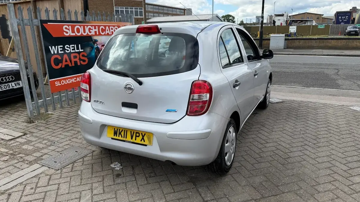 Used Nissan Micra Visia 98 HP (72 kW) 2011 Silver Hatchback