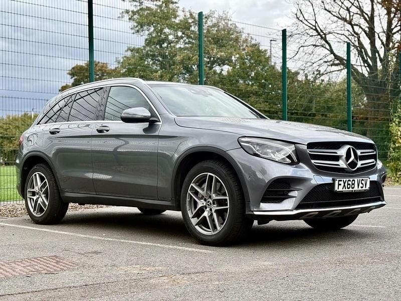 Grey Used 2018 Mercedes GLC250 AMG line SUV | £19,890 (Fair price) - Image 1/4