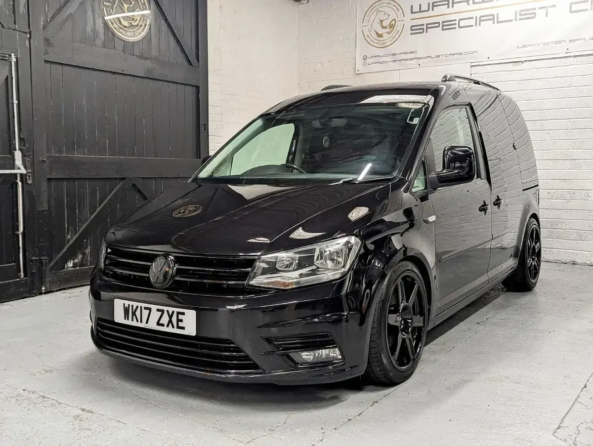 Used VW Caddy Black Edition 102 HP (75 kW) 2017 Black MPV
