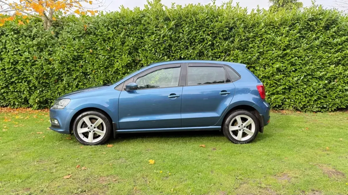 Usado VW Polo SEL 110 HP (80 kW) 2016 Azul Citadino