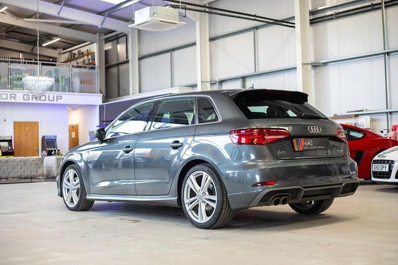 Used Audi A3 Sportback S-Line 150 HP (110 kW) 2018 Grey Hatchback