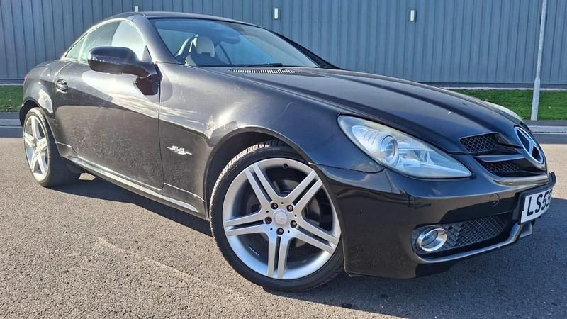 Used Mercedes SLK200 184 HP (135 kW) 2009 Black Cabriolet