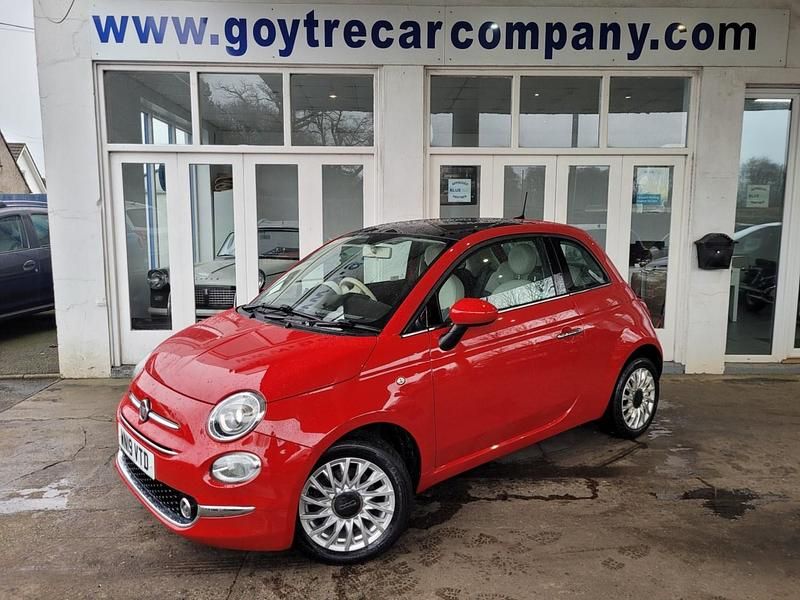 Red Used 2019 Fiat 500 Lounge Hatchback | £5,995 (Good price) - Image 1/4
