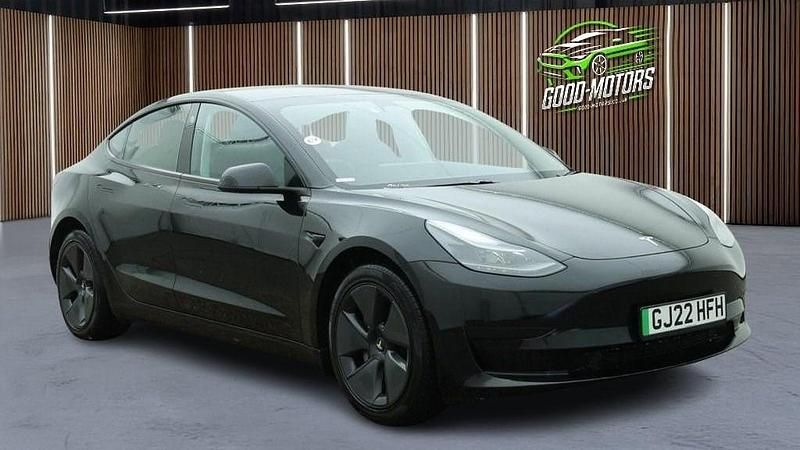 Used Tesla Model 3 Standard Range Plus 366 kW (498 HP) 2022 Black Sedan