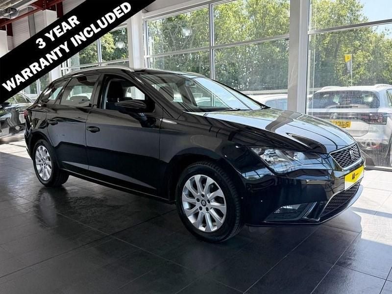 Black Used 2015 Seat Leon SE Estate | £5,195 (Good price) - Image 1/3