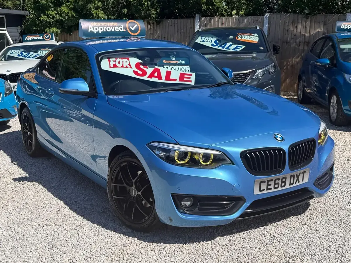 Used BMW 218 Sport Line 2018 Pink Coupe