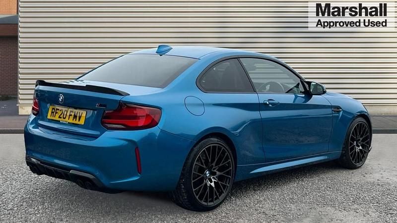 Begagnad BMW M2 Competition Edition 410 HK (301 kW) 2020 Blå Sportkupé