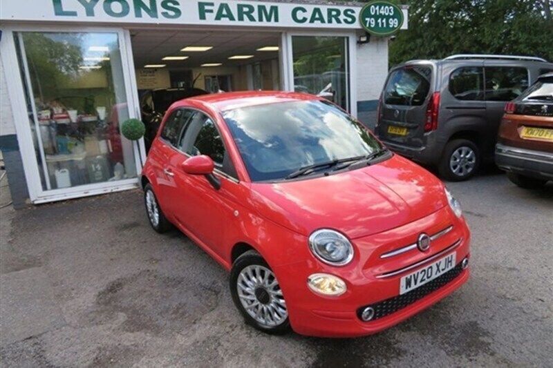 Pink Used 2020 Fiat 500 Lounge Hatchback | £9,234 (Expensive) - Image 1/1