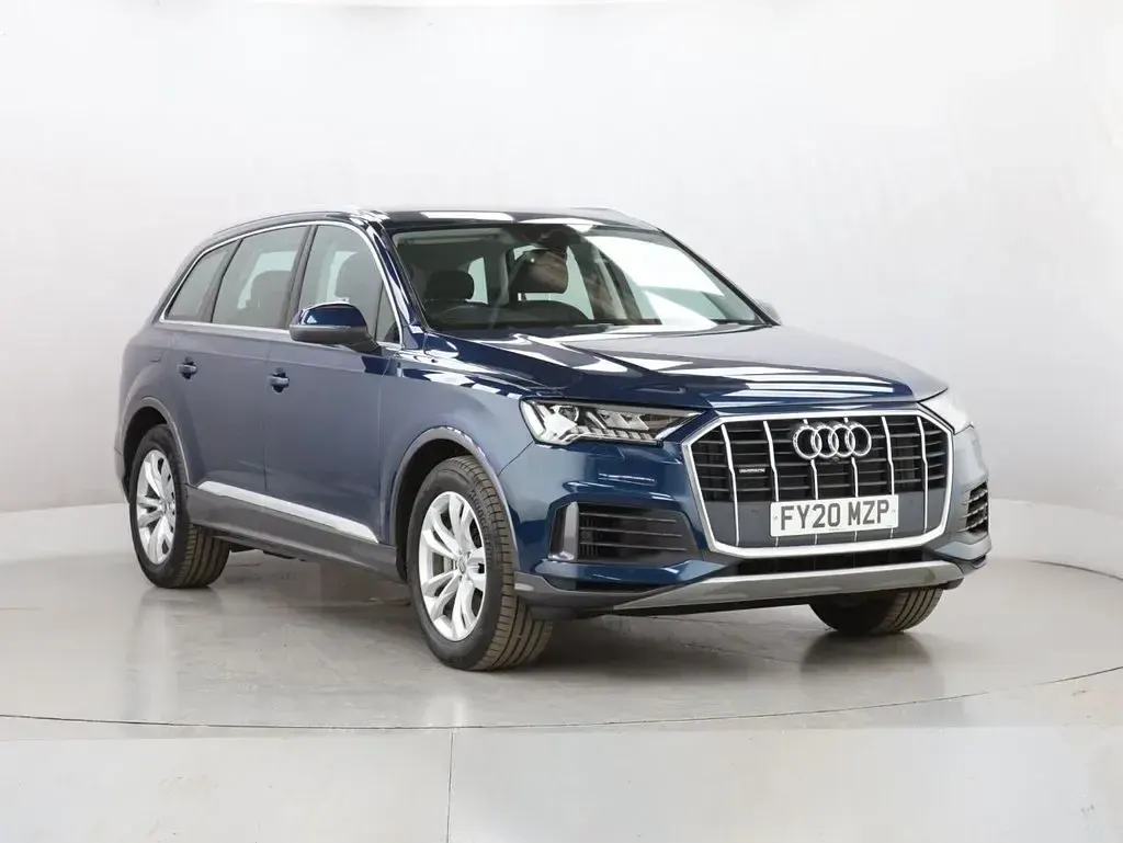 Used Audi Q7 Sport 340 HP (250 kW) 2020 Blue SUV