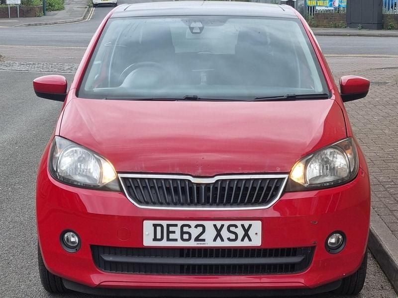 Used Skoda Citigo Elegance 75 HP (55 kW) 2012 Red Hatchback