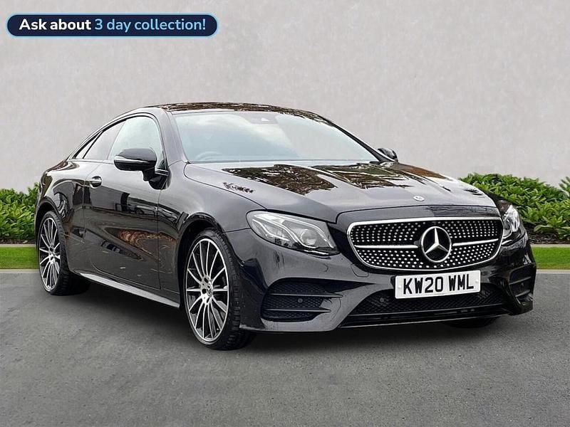 Black Used 2020 Mercedes E350 AMG Line Premium Plus Coupe | £29,499 (Fair price) - Image 1/4