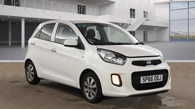 Used Kia Picanto 84 HP (61 kW) 2016 White Hatchback