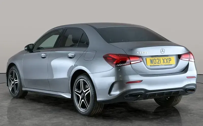 Used Mercedes A250 AMG line 218 HP (160 kW) 2021 Grey Sedan