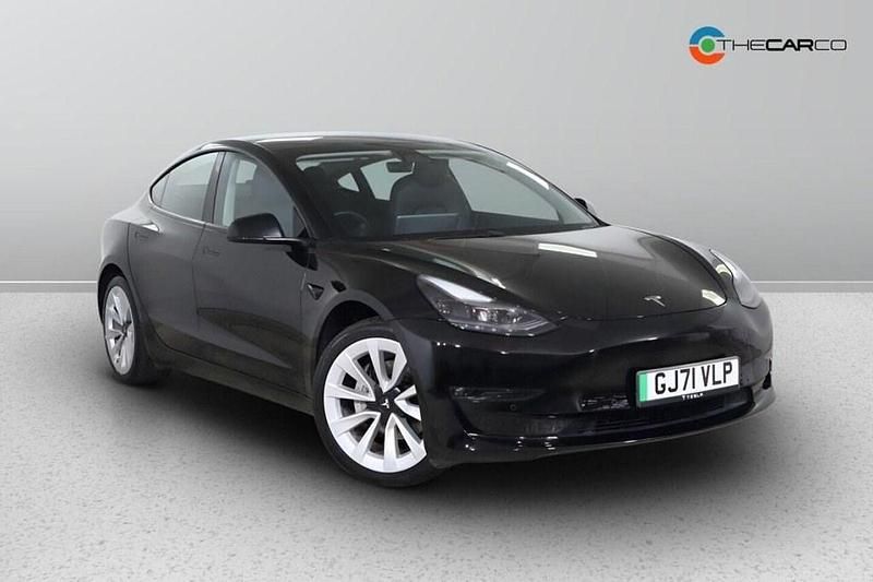 Black Used 2021 Tesla Model 3 Sedan | £20,975 (Fair price) - Image 1/1