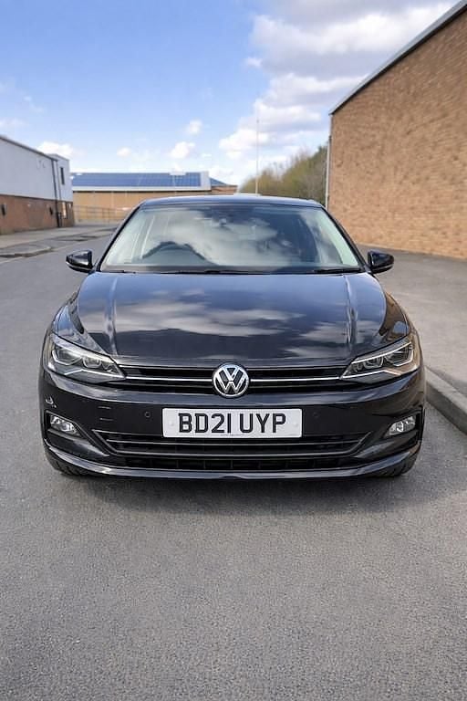 Used VW Polo Match 95 HP (69 kW) 2021 Black Hatchback
