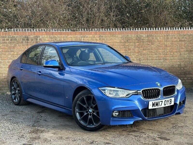 Blue Used 2017 BMW 330e M Sport Sedan | £12,450 (Good price) - Image 1/3
