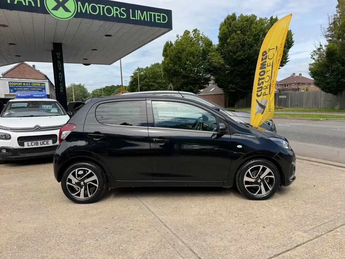 Used Peugeot 108 Allure 82 HP (60 kW) 2018 Black Hatchback