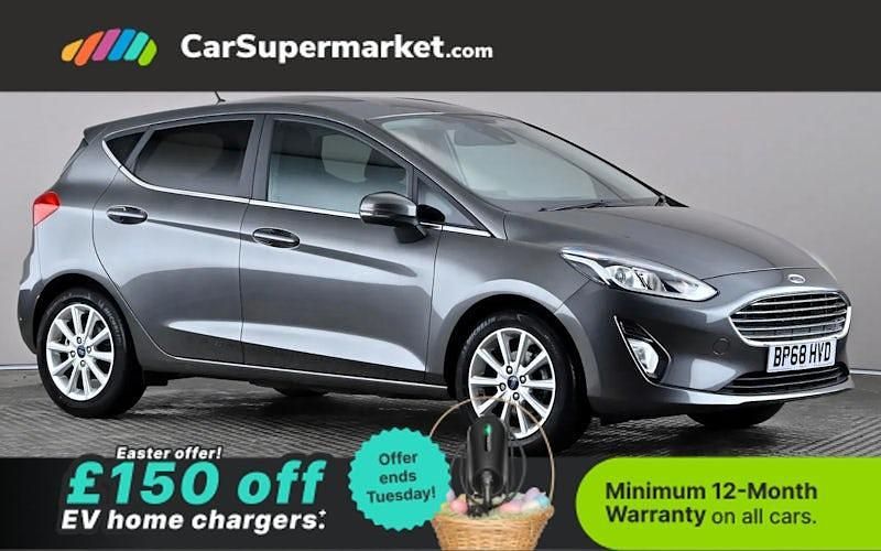 Used Ford Fiesta Titanium 125 HP (91 kW) 2019 Grey Hatchback
