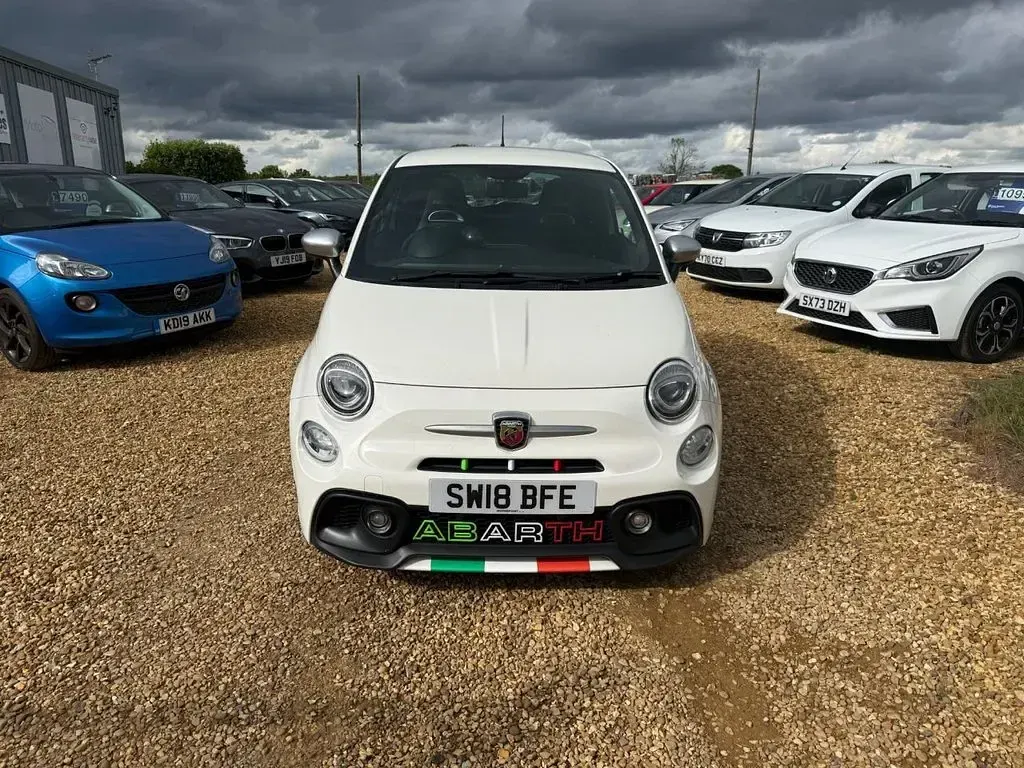 Used Abarth 595 Turismo 165 HP (121 kW) 2018 White Hatchback
