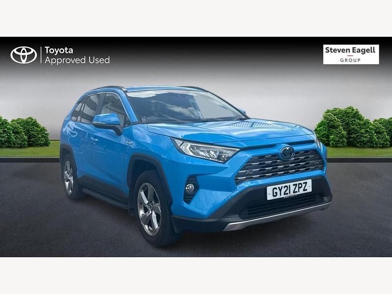 Blue Used 2021 Toyota RAV4 Hybrid Design SUV | £24,734 (Fair price) - Image 1/3