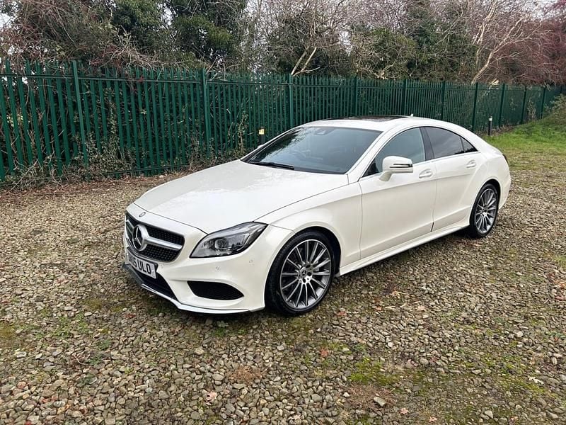 White Used 2015 Mercedes CLS350 AMG line Coupe | £13,990 (Fair price) - Image 1/4