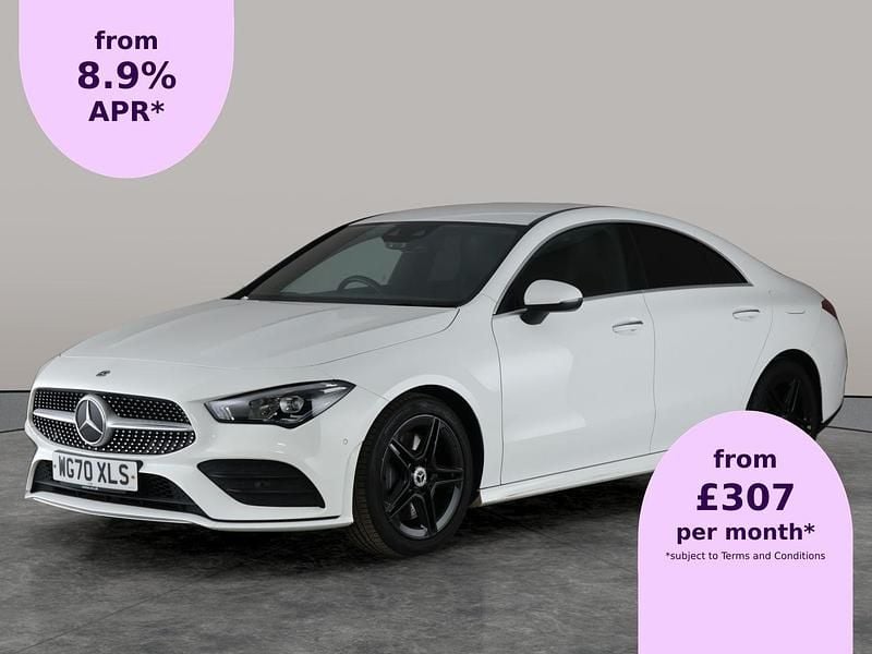 White Used 2020 Mercedes CLA250 AMG Line Premium Sedan | £22,966 (Fair price) - Image 1/2