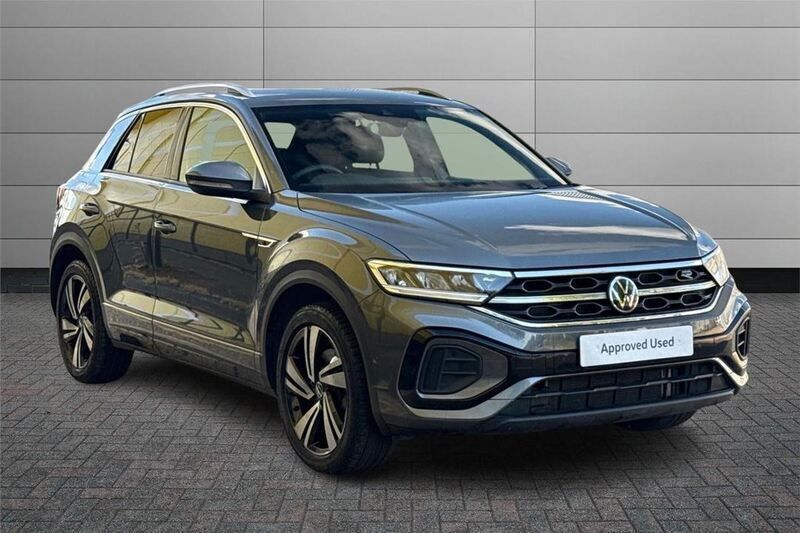 Indium grey Used 2024 VW T-Roc R-line SUV | £28,495 (Fair price) - Image 1/4