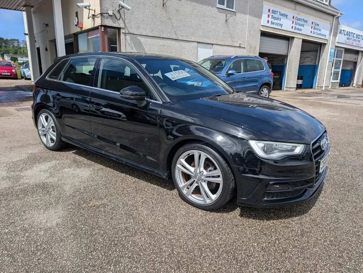 Used Audi A3 S-Line 2015 Black Hatchback
