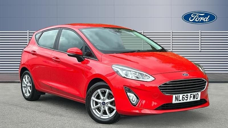 Red Used 2019 Ford Fiesta Zetec Hatchback | £8,946 (Good price) - Image 1/3