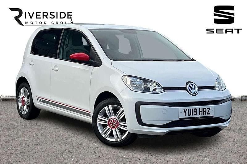Pure white Used 2019 VW up! Beats Hatchback | £7,990 (Fair price) - Image 1/4