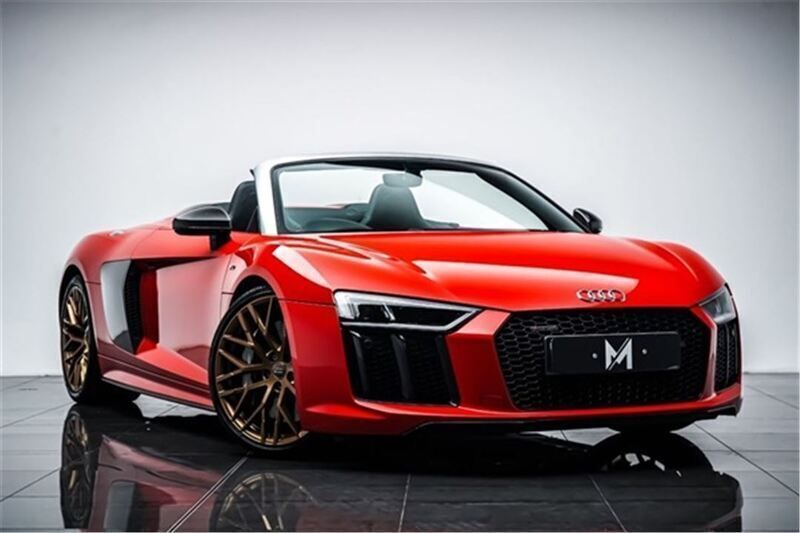 Red Used 2019 Audi R8 Spyder Advanced Cabriolet | £91,995 - Image 1/4