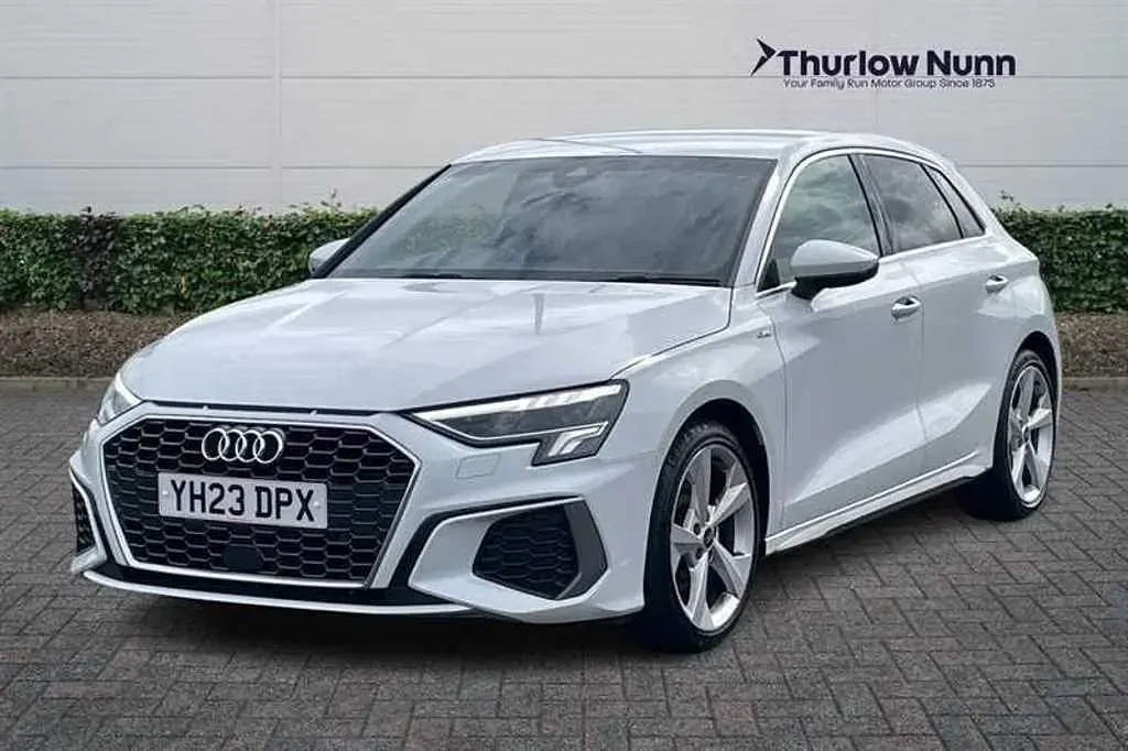 Used Audi A3 Sportback S-Line 110 HP (80 kW) 2023 White Hatchback