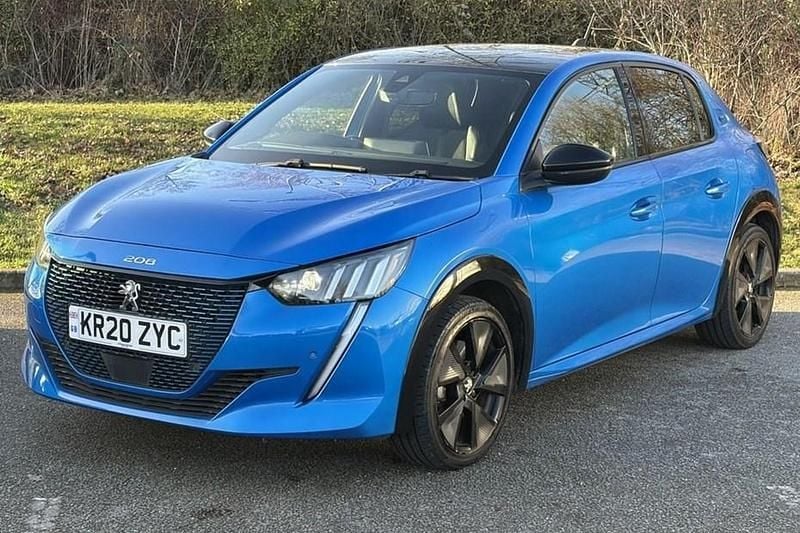 Blue Used 2020 Peugeot e-208 GT-line Hatchback | £9,900 (Good price) - Image 1/1