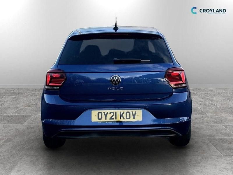 Used VW Polo Match 80 HP (58 kW) 2021 Blue Hatchback