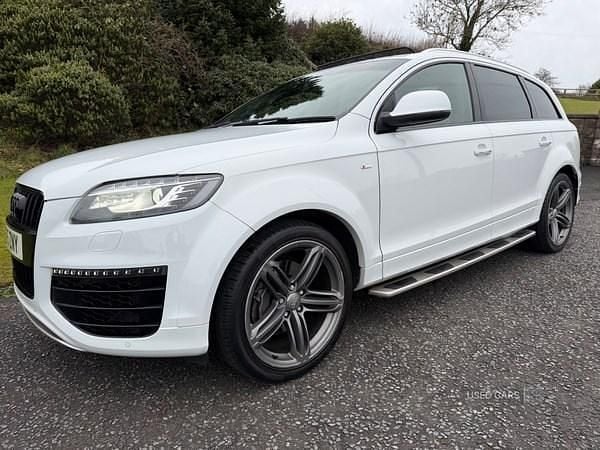Used Audi Q7 S-Line 245 HP (180 kW) 2015 White SUV