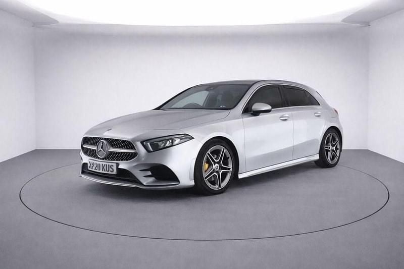 Used Mercedes A150 AMG line 150 HP (110 kW) 2020 Silver Hatchback