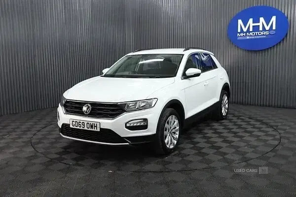 Used VW T-Roc SE 115 HP (84 kW) 2020 White SUV
