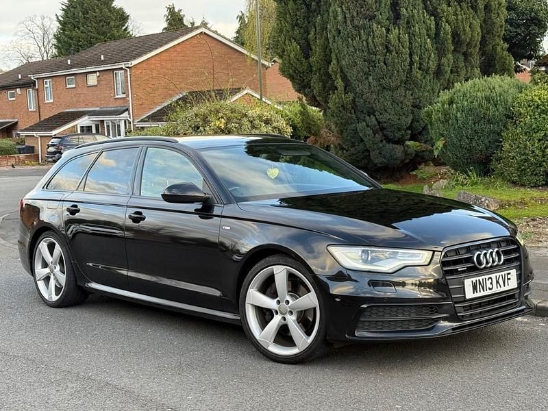 Used Audi A6 Black Edition 245 HP (180 kW) 2013 Black Estate