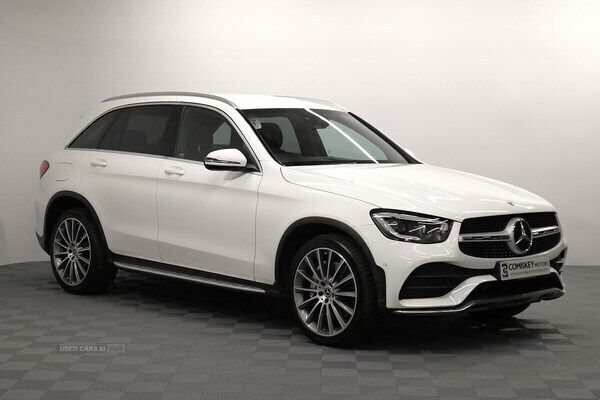 White Used 2020 Mercedes GLC300 AMG Line Premium Estate | £28,995 (Fair price) - Image 1/4