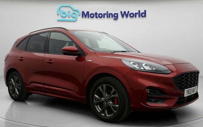 Red Used 2021 Ford Kuga ST-Line SUV | £15,000 (Good price) - Image 1/4