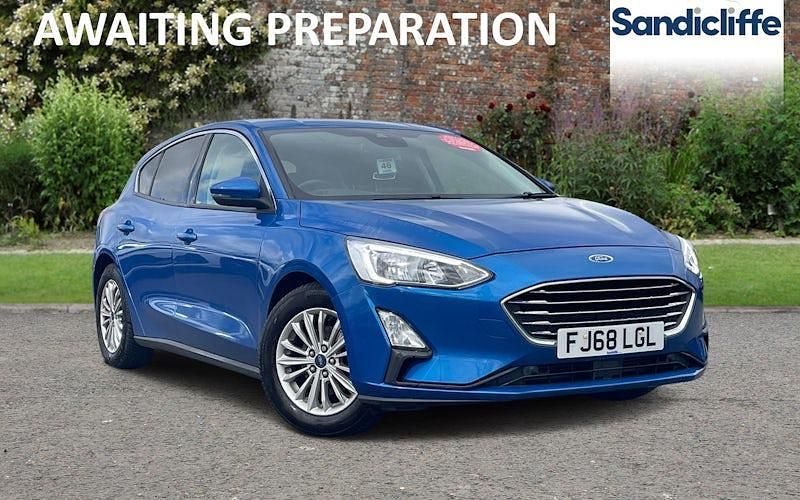 Blue Used 2020 Ford Focus Titanium Hatchback | £10,434 (Good price) - Image 1/4