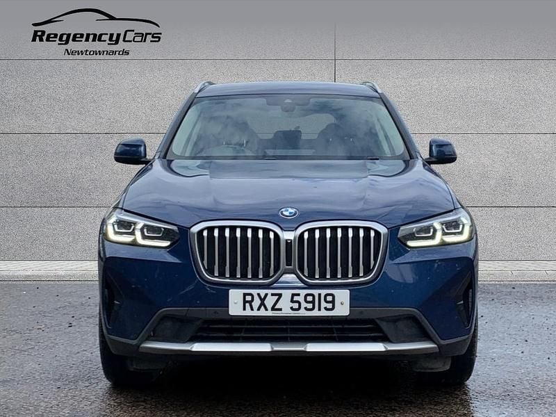 Blue Used 2022 BMW X3 xLine SUV | £21,995 (Good price) - Image 1/4