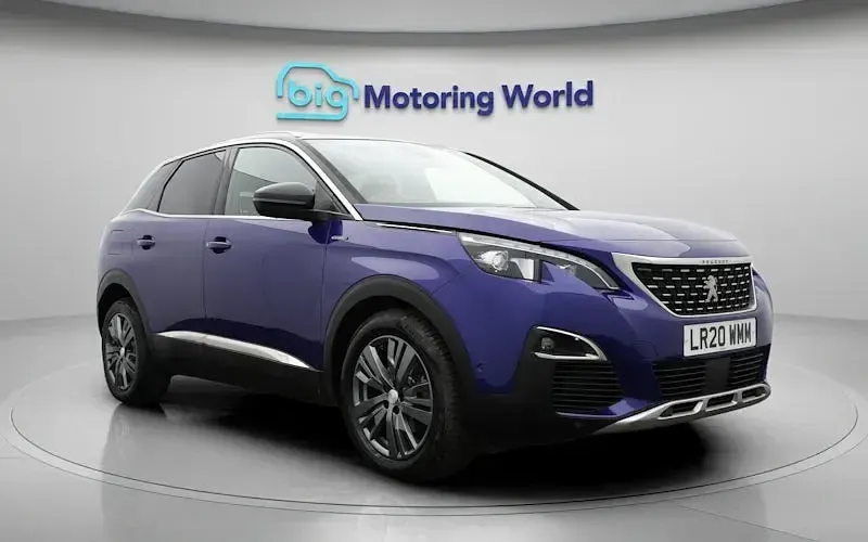Used Peugeot 3008 GT-line 131 HP (96 kW) 2020 Blue SUV
