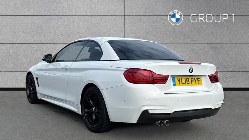 Used BMW 420 M Sport 190 HP (139 kW) 2018 White Cabriolet