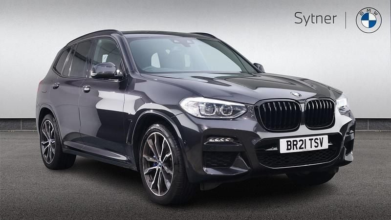 Grey Used 2021 BMW X3 M Sport SUV | £29,500 (Fair price) - Image 1/4