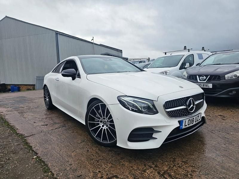 White Used 2018 Mercedes E300 AMG Line Premium Plus Coupe | £12,995 - Image 1/4