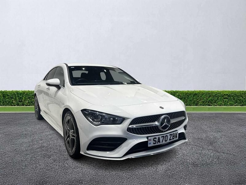 White Used 2020 Mercedes CLA180 AMG Line Premium Sedan | £22,899 (Fair price) - Image 1/4