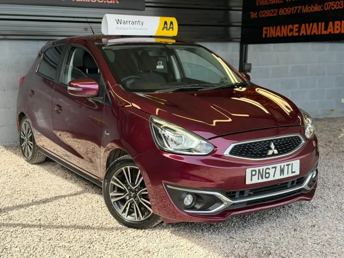 Used Mitsubishi Mirage 79 HP (58 kW) 2017 Purple Hatchback
