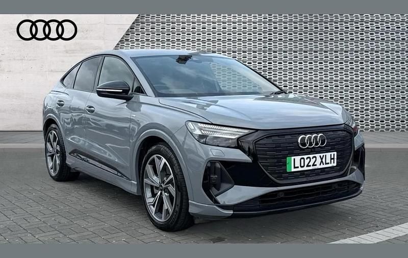 Grey Used 2022 Audi Q4 Sportback e-tron Comfort SUV | £26,989 (Good price) - Image 1/4